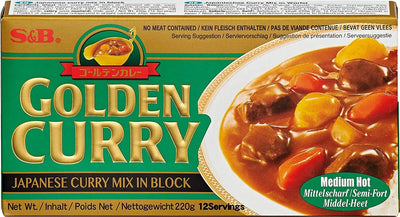 S&B Golden Curry mittelscharf 220g