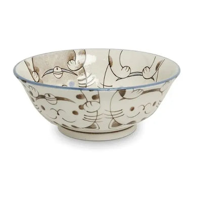 Schüssel mit drei Katzen Blau (d= ca. 20cm)