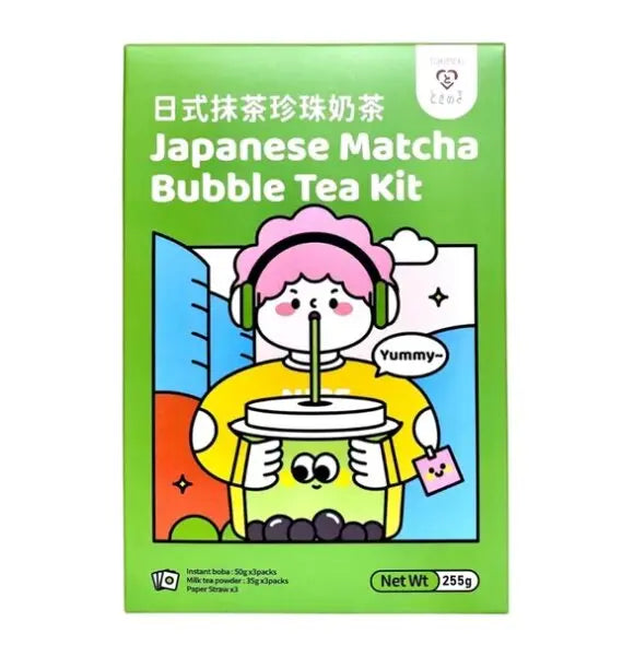 TOKIMEKI Japanisches Matcha Bubble Tea Kit 255g