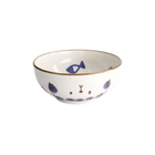 TOKYO DESIGN STUDIO Kawaii Katze Neko Schale Blau – 16x6,3 cm / 600ml Bild 1