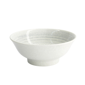 TOKYO DESIGN STUDIO Ramen-Schale Seikaiha Weiß – 21,5x9 cm / 1250ml