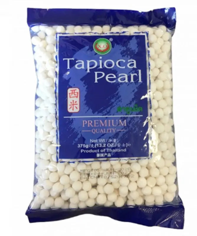 X.O. Tapioka Perlen weiß groß 375g