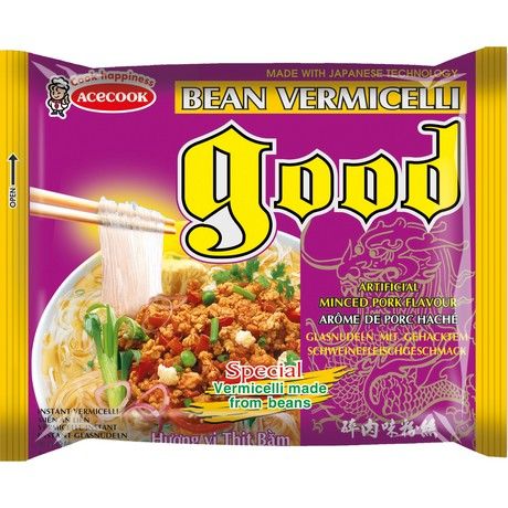 ACECOOK Instant Vermicelli Schweinefleischgeschmack 57g