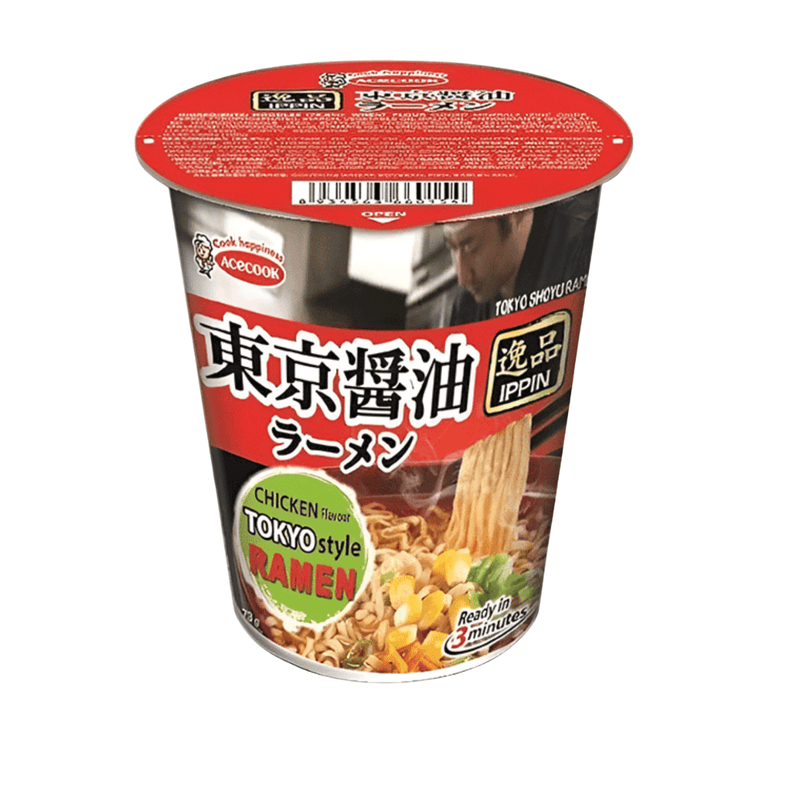 ACECOOK Ippin Instantnudeln im Becher Sojasauce-Geschmack 73g