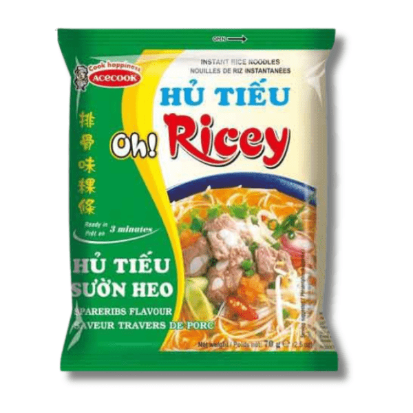 ACECOOK OH!RICEY Reisnudeln Spareribs 70g