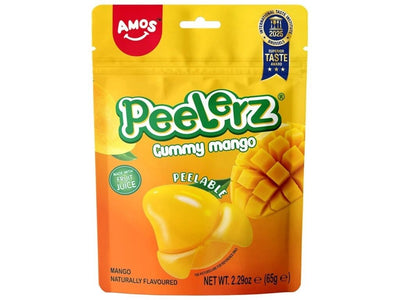 AMOS Peelerz Schälbare Fruchtgummis Mango 65g