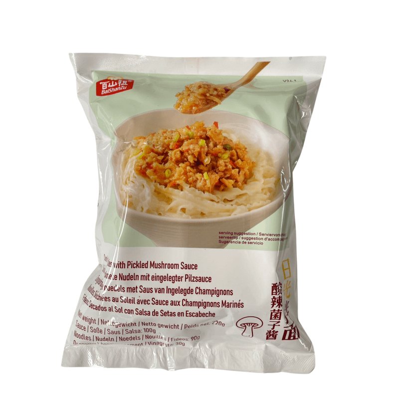 BAI SHAN ZU Sonnengereifte Nudeln mit eingelegter Pilzsauce 220g