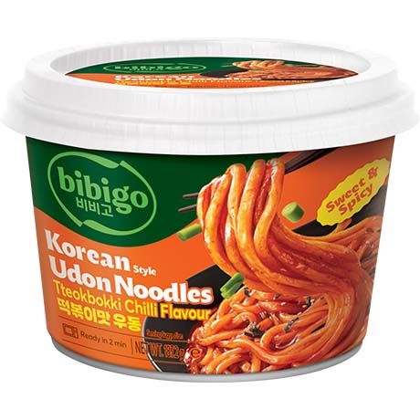 BIBIGO Udon Nudeln Tteokbokki Chili 187g