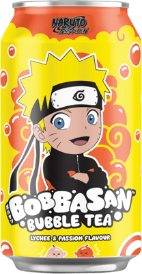 BOBBASAN Naruto Bubble Tea Litschi & Passionsfrucht 320ml (EINWEG)
