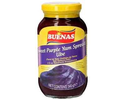 BUENAS Ube Brotaufstrich (Süße lila Yamswurzel) 340g