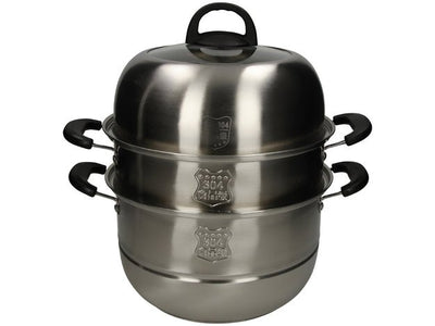 CHARMS Dampftopf 3 Etagen Edelstahl Ø 26 cm