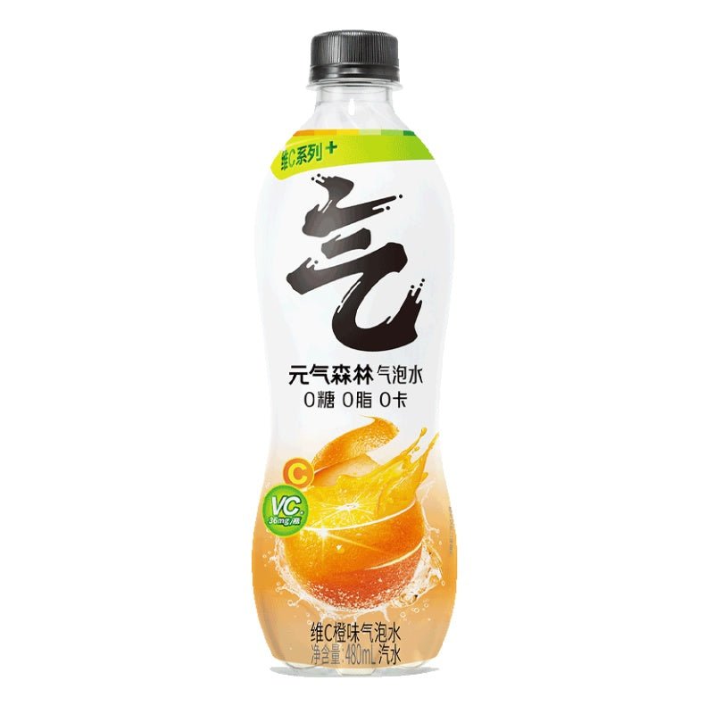 CHI FOREST Sprudelwasser Orange Zuckerfrei mit Vitamin C 480ml (EINWEG)