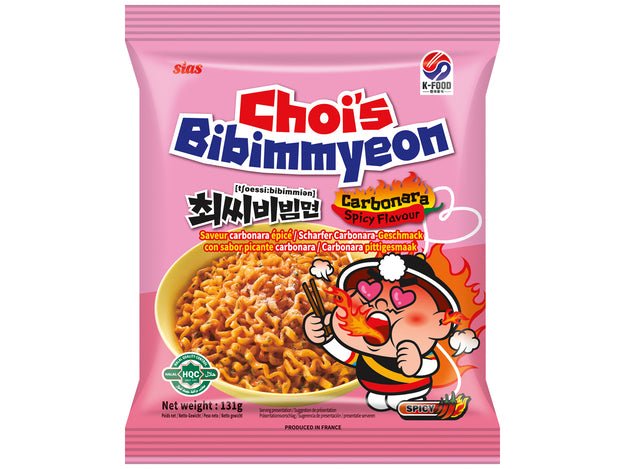 CHOI'S Instant Nudeln Carbonara scharf 131g