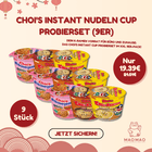 CHOI'S Instant Nudeln Cup Probier Set (9er) Bild 1
