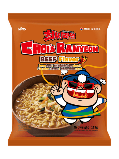 CHOI'S Instant Nudeln Rindfleisch scharf 113g