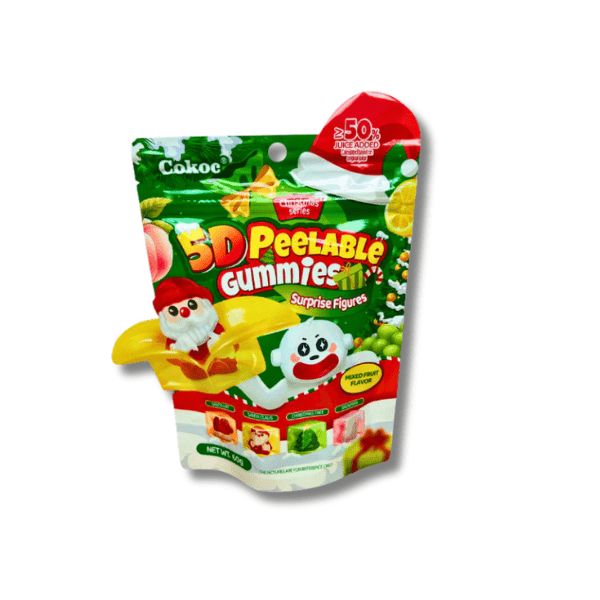 COKOC 5D Peeling Gummis Mischfrucht Weihnachts Edition 60g