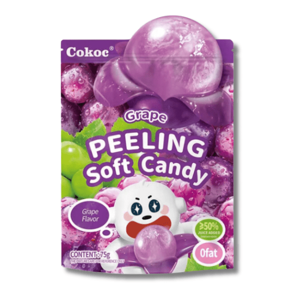 COKOC Peeling Gummis mit Traubengeschmack 75g
