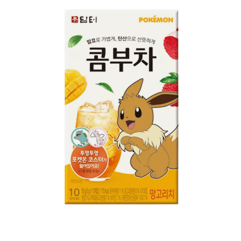 DAMTUH Pokémon Kombucha Mango Lychee 50g (10x5g)