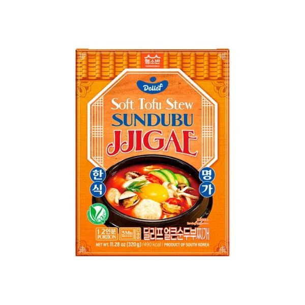 DELIEF Instant Sundubu Jjigae (koreanische Tofusuppe) 350g
