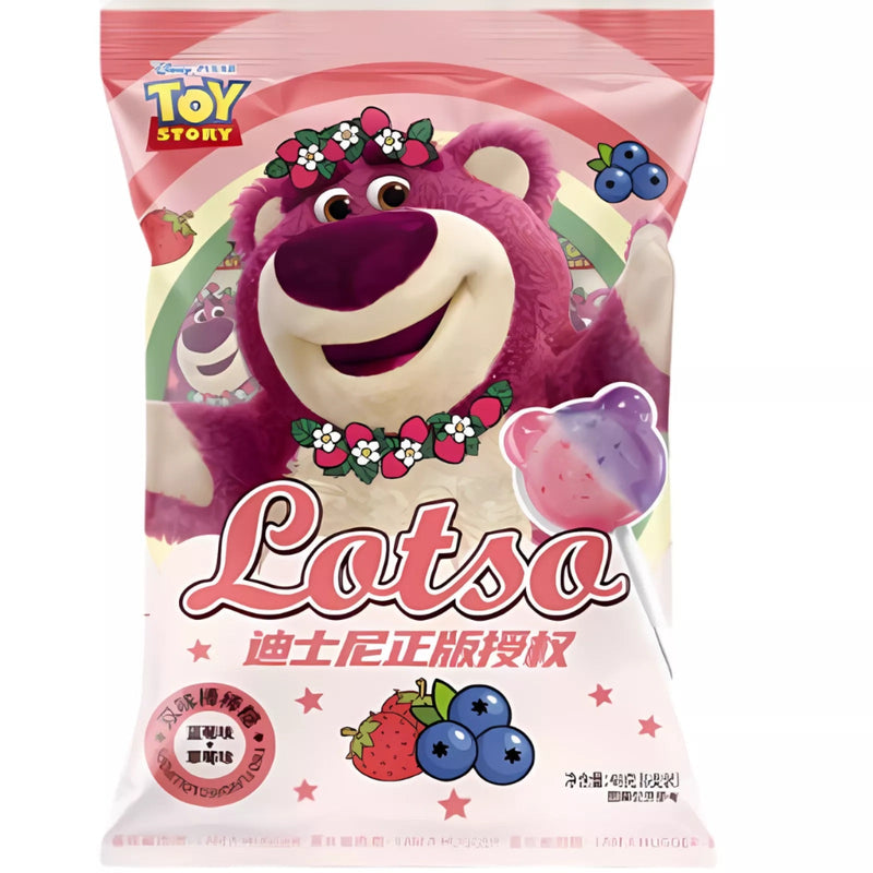 DISNEY LOTSO Lollipop Blaubeere & Erdbeere 48g