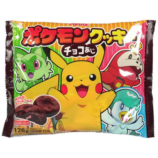 FURUTA Pokemon Schokoladenkekse 126g (12 Stück)