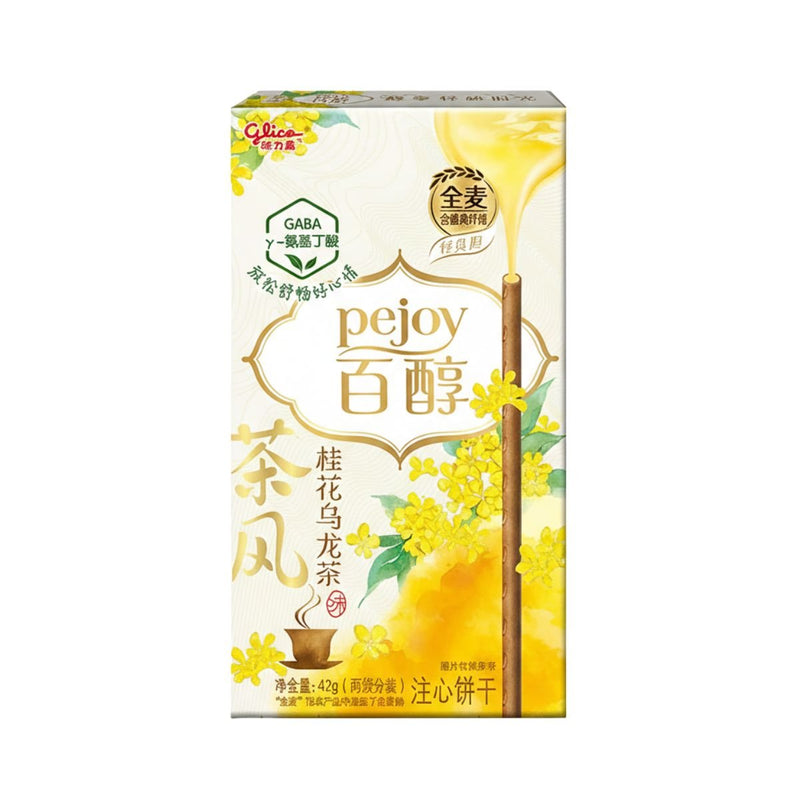GLICO Pejoy Biscuit Sticks Osmanthus & Oolongtee 42g