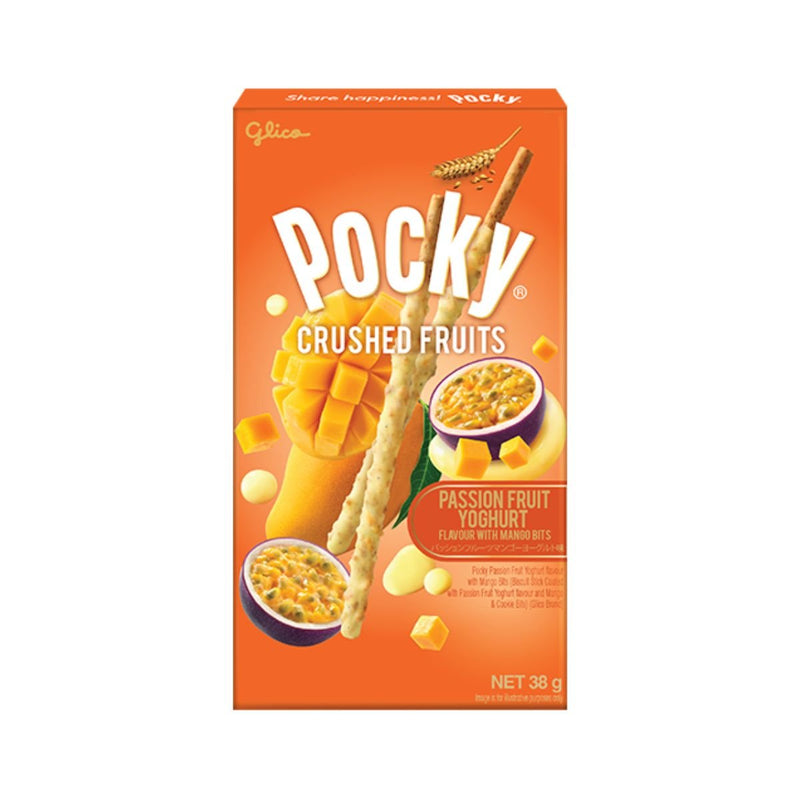 GLICO Pocky Sticks Crushed Fruits Passionsfrucht 38g