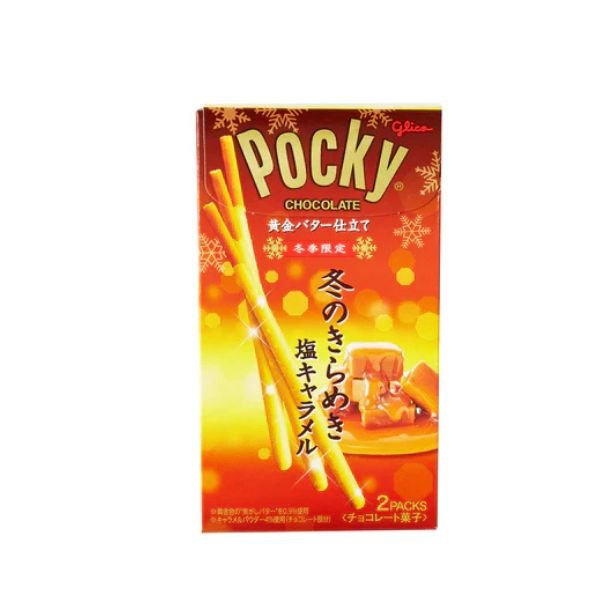 GLICO Pocky Sticks Winter Edition Gesalzenes Karamell 53,6g