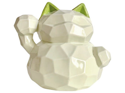 Glückskatze Sparbüchse Grün 18cm