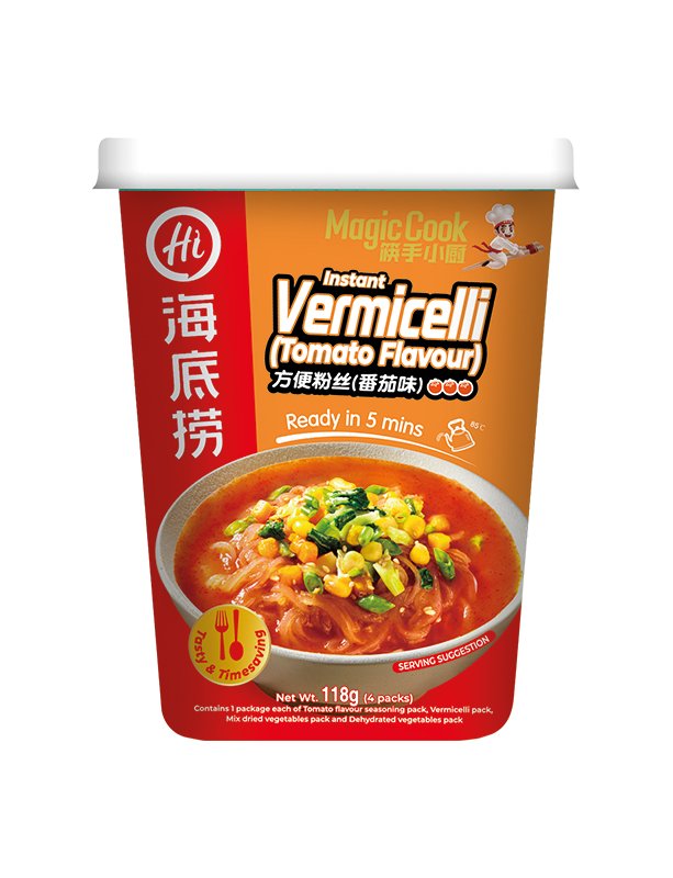 HAIDILAO Instant Glasnudeln Tomatengeschmack 118g