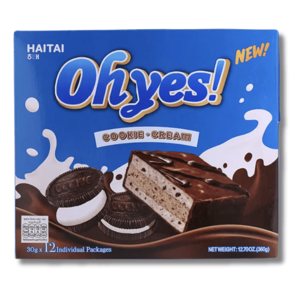 HAITAI Oh Yes Keks-Sahne-Kuchen (Cookie & Cream) 360g