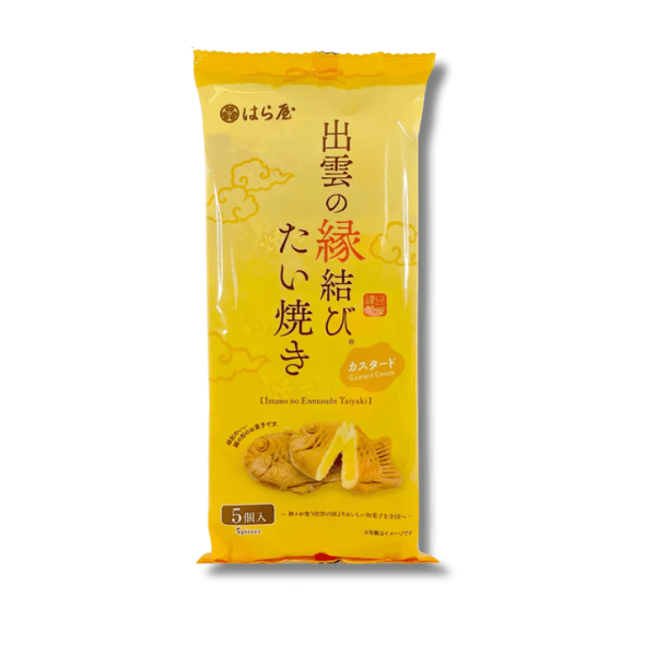HARAYA Japanische Fischküchlein (Taiyaki) mit Vanillecremefüllung (5 Stück) 150g