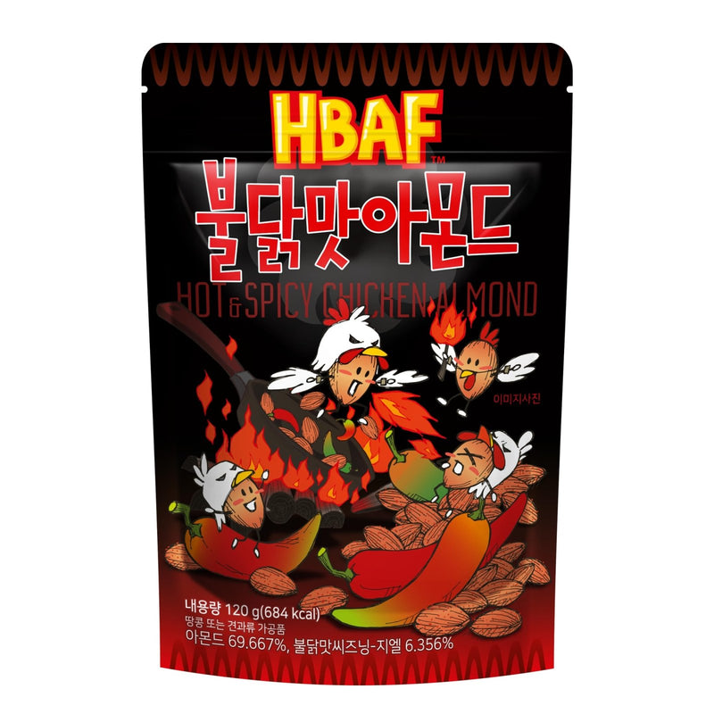 HBAF Mandeln Buldak Hot & Spicy Chicken 120g