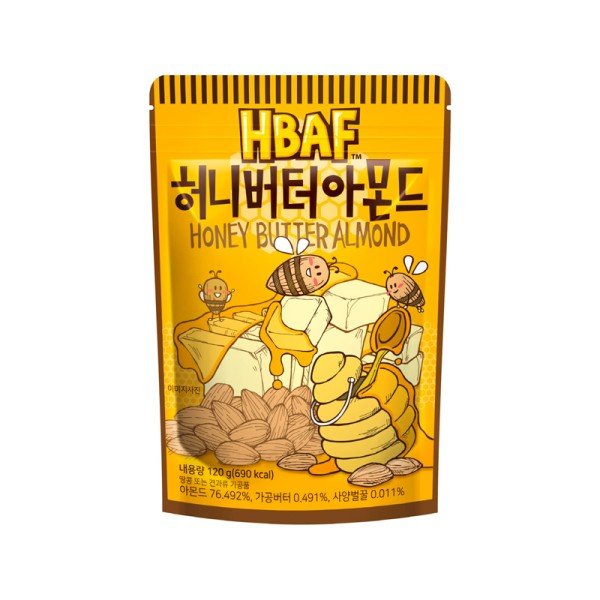 HBAF Mandeln Honig Butter 120g - MAOMAO