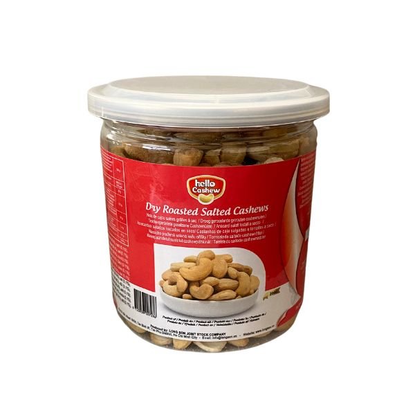 HELLO CASHEW geröstete & gesalzene Cashews ohne Haut 200g