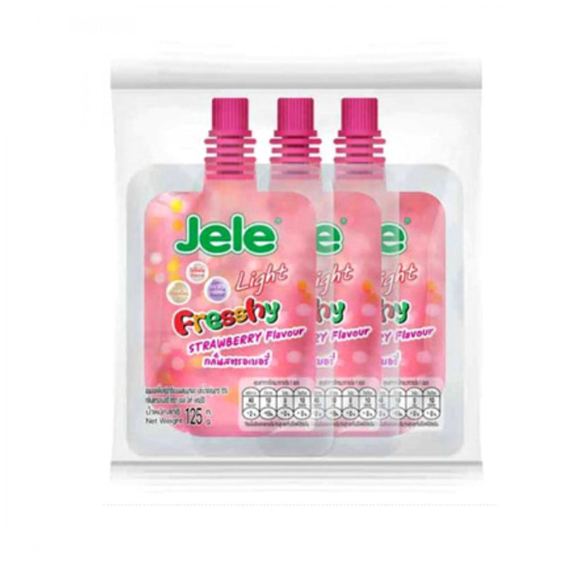 JELE FRESHY LIGHT SQUEEZE Erdbeere 375g (3x125g)