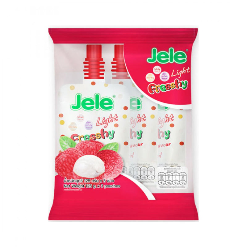 JELE FRESHY LIGHT SQUEEZE Litschi 375g (3x125g)