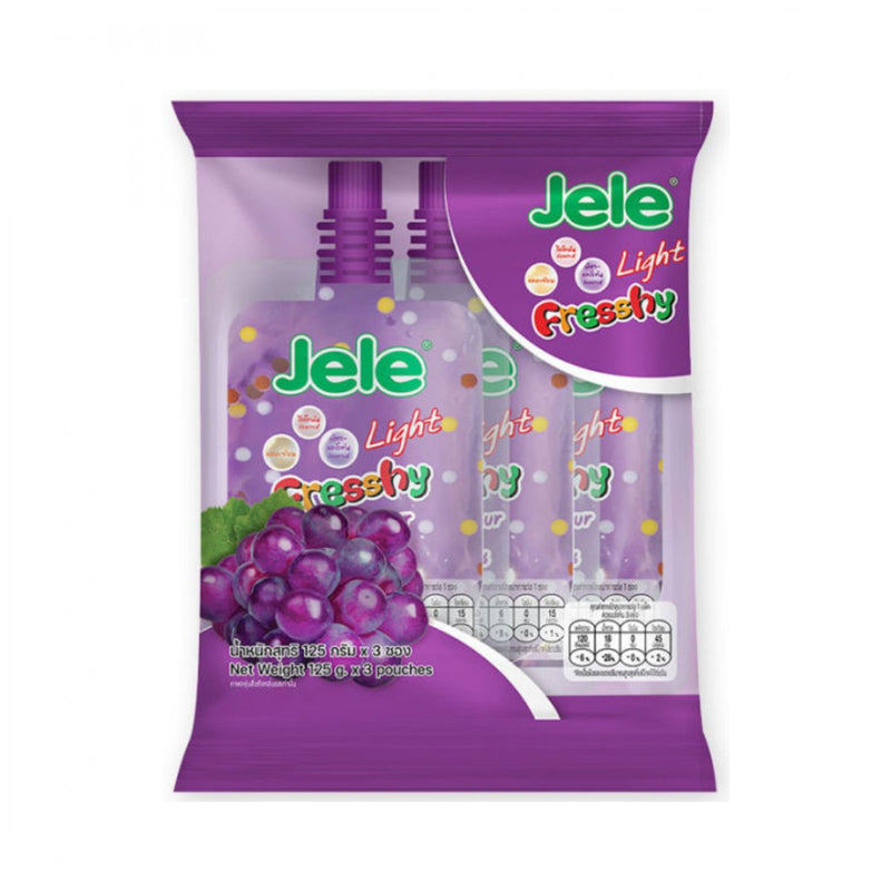 JELE FRESHY LIGHT SQUEEZE Traube 375g (3x125g)
