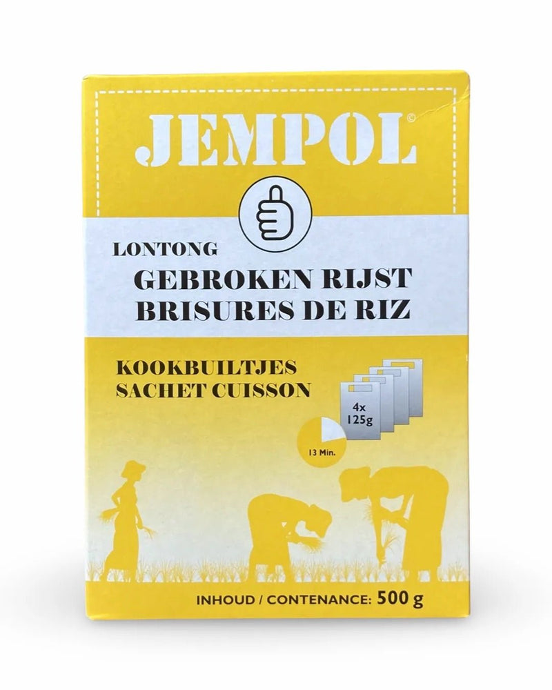 JEMPOL Gebrochener Reis im Beutel kochen 500g (4x125g)