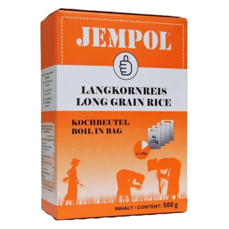 JEMPOL Langkornreis im Beutel kochen 500g (4x125g)