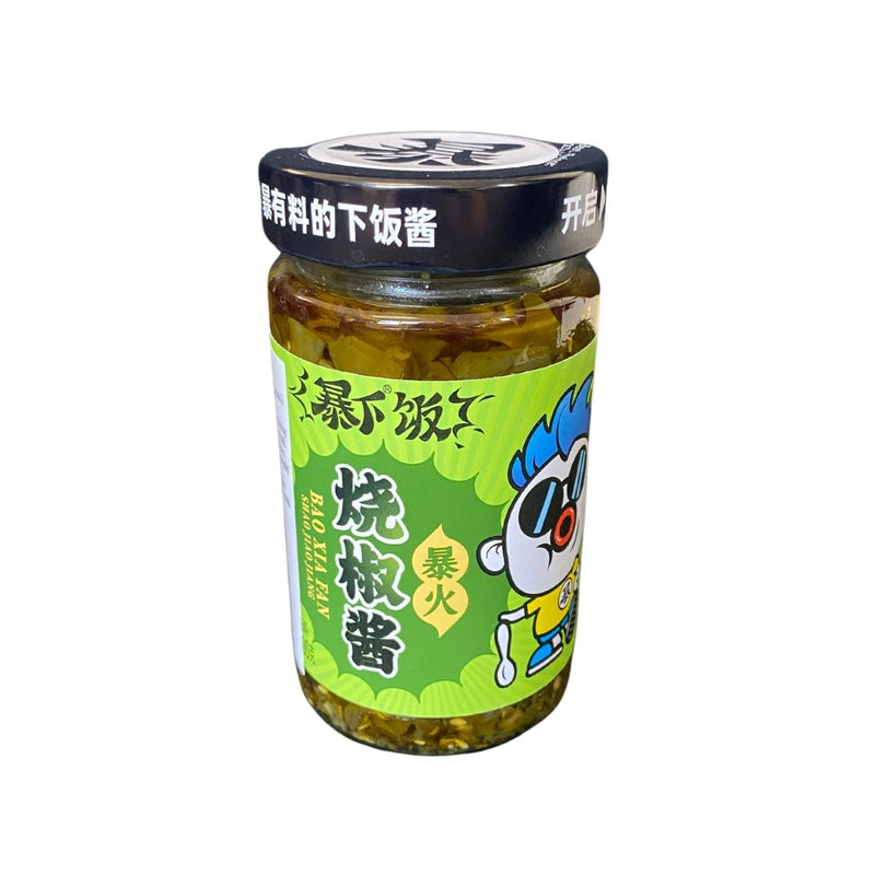 JI XIANG JU Scharfe Geröstete Grüne Chilisauce 200g