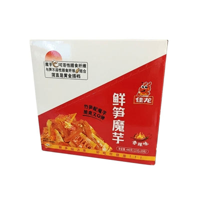 JIALONG Konjak-Snack mit Bambussprossen scharf 400g (20x20g)