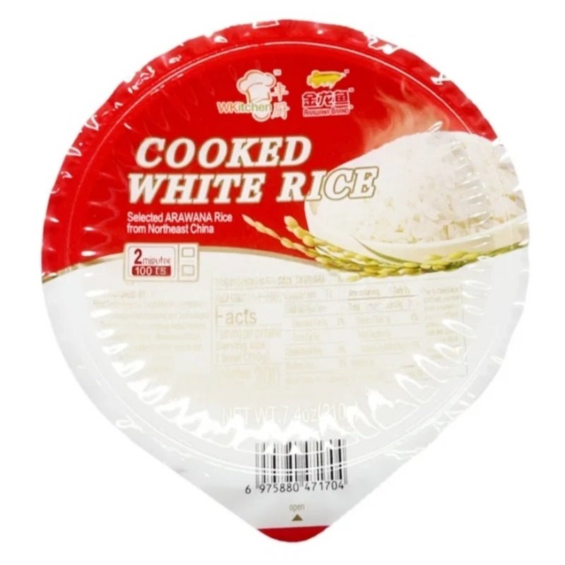 JINLONGYU Arawana Weißer Mikrowellenreis 210g