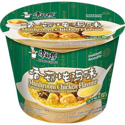 KANG SHI FU Instant Nudel Schüssel Pilz & Huhn 104g