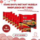 KANG SHI FU Instant Nudeln Rindfleisch Set (10er) Bild 2