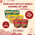 KANG SHI FU Instant Nudeln Schüssel Set (6er) Bild 1