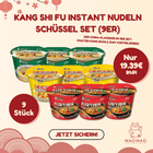 KANG SHI FU Instant Nudeln Schüssel Set (9er) Bild 1