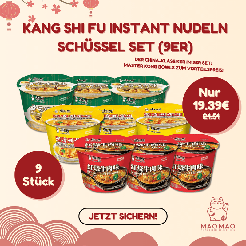 KANG SHI FU Instant Nudeln Schüssel Set (9er)