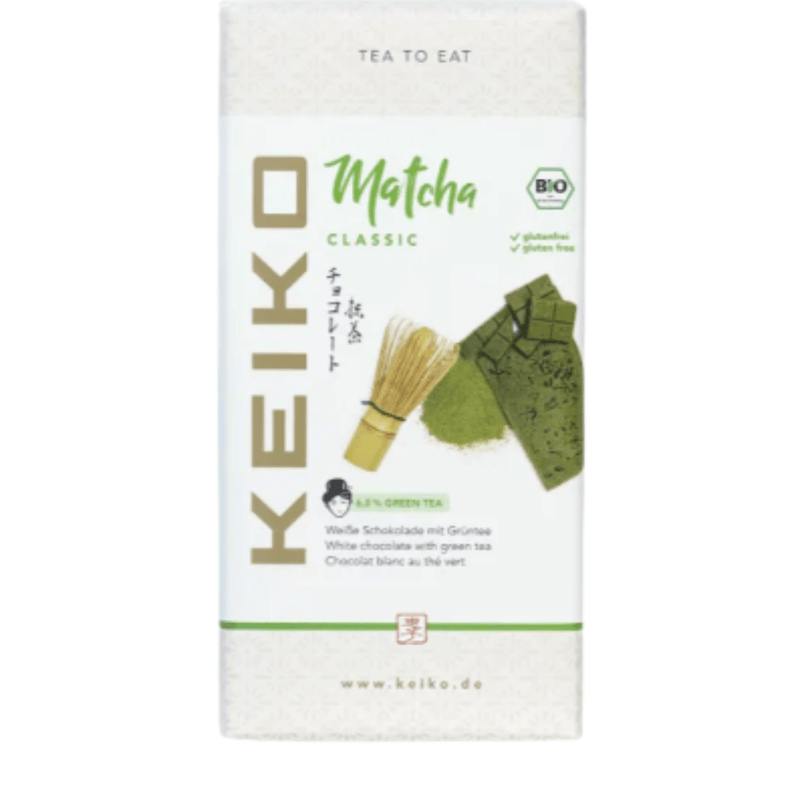 KEIKO Matcha Classic Weiße Schokolade mit Grüntee 75g