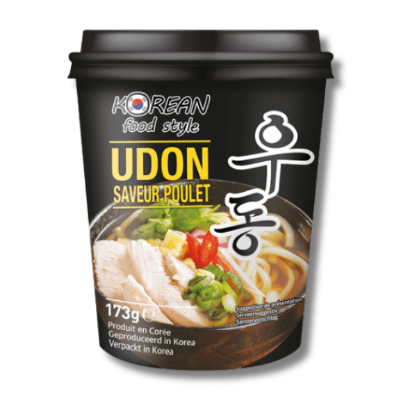 KOREAN FOOD STYLE Instant Udon mit Hähnchen Geschmack 173g